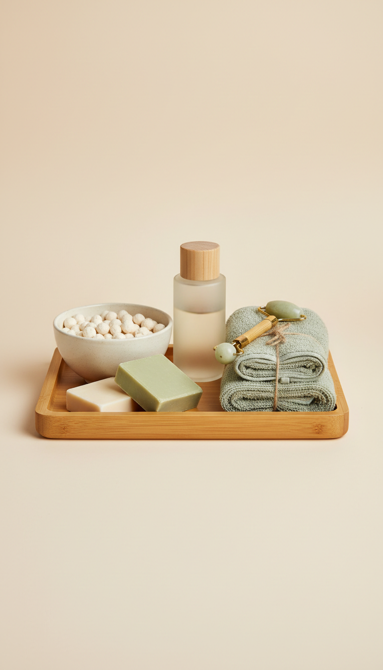 Luxury Spa Ritual Set Bamboo Tray